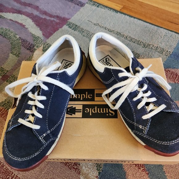 Blue Suede Sneaker - Picture 1 of 3